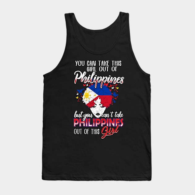 Philippines Girl Tank Top by Mila46